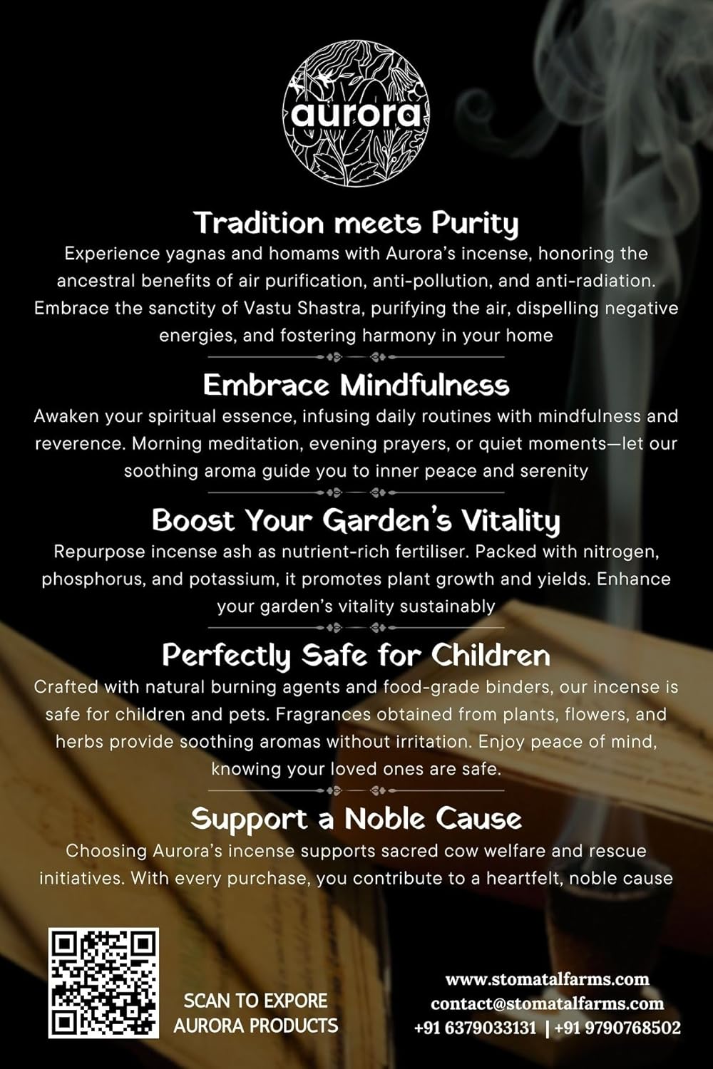 Aurora’s Floral Incense Combo (Cups & Sticks)