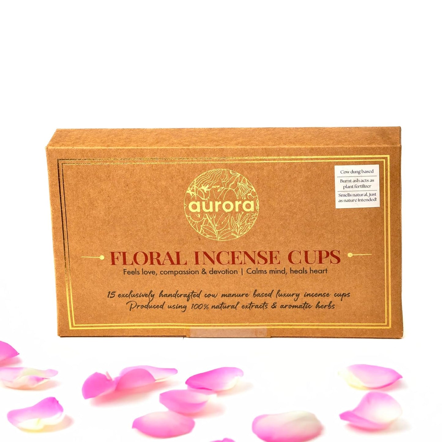 Aurora’s Floral Incense Combo (Cups & Sticks)