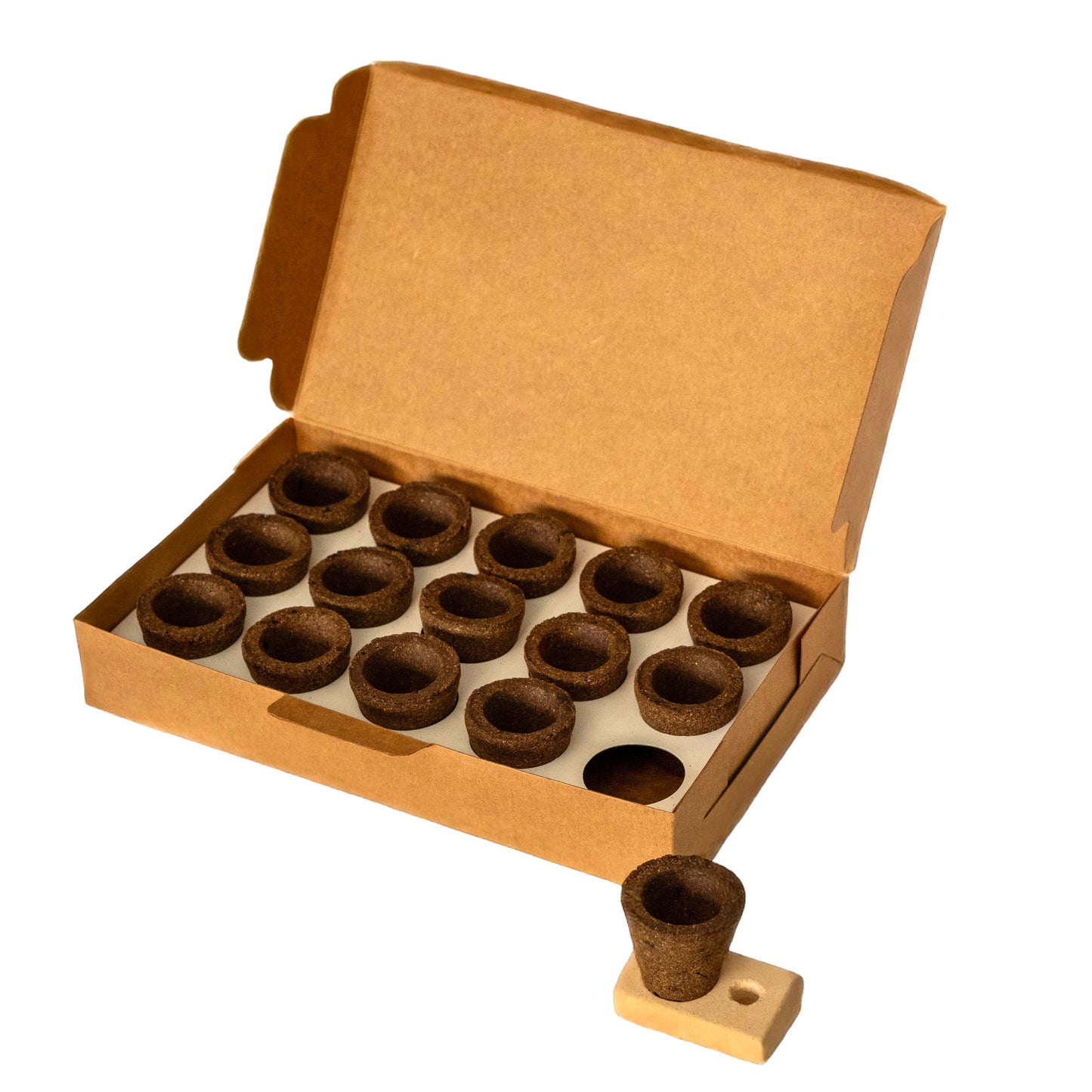 Aurora’s Cow Dung Incense Cups Combo – (Dasangam, Floral, Lemongrass)