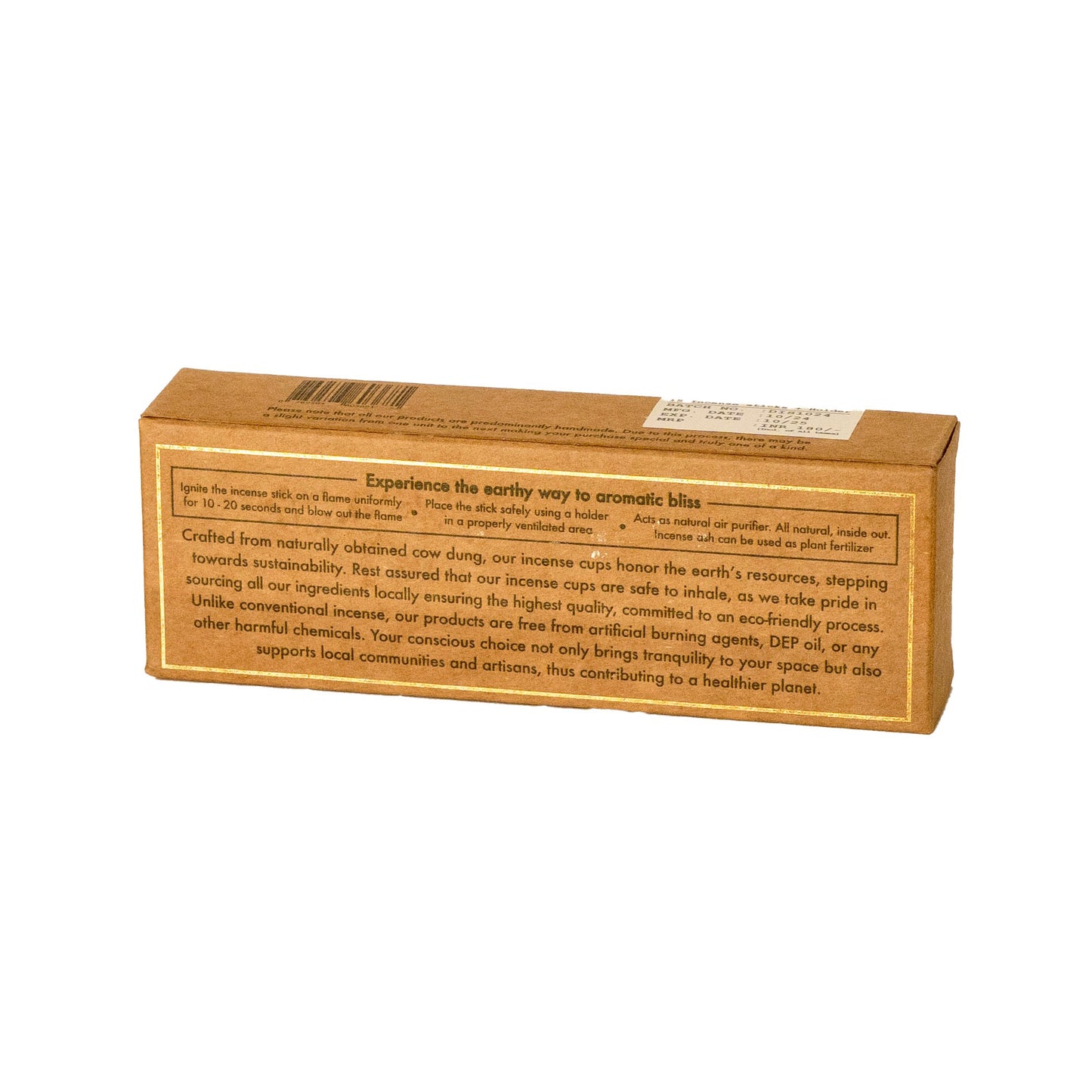 Lemongrass Incense Sticks (Pack of 3)