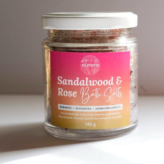 Aurora’s Sandalwood & Rose Bath Salts
